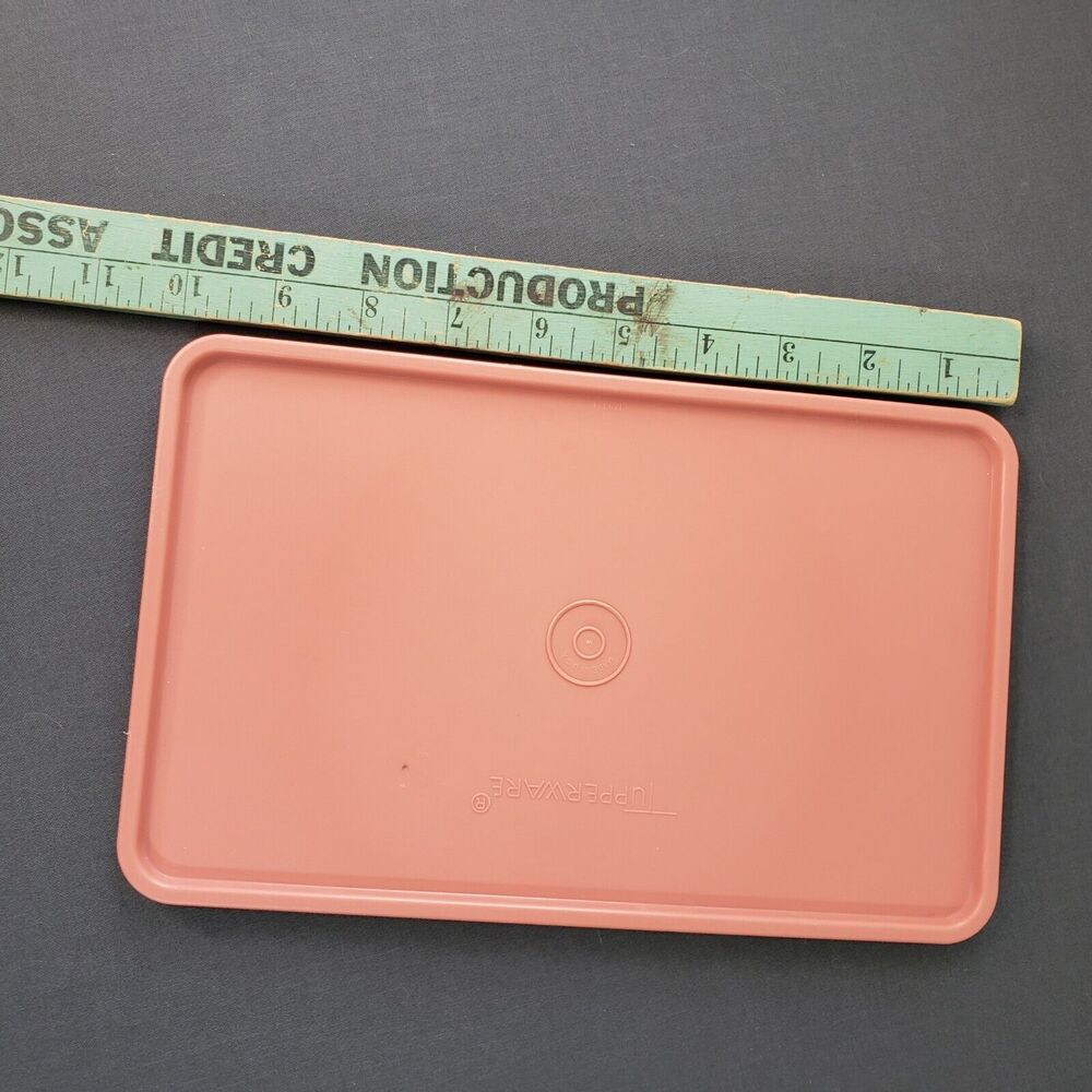 Vintage Tupperware Pink Dusty Rose Deli Meat Keeper Tenderizer Lid Only 1293-4